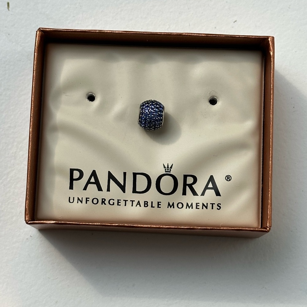 Blue Pandora Charm